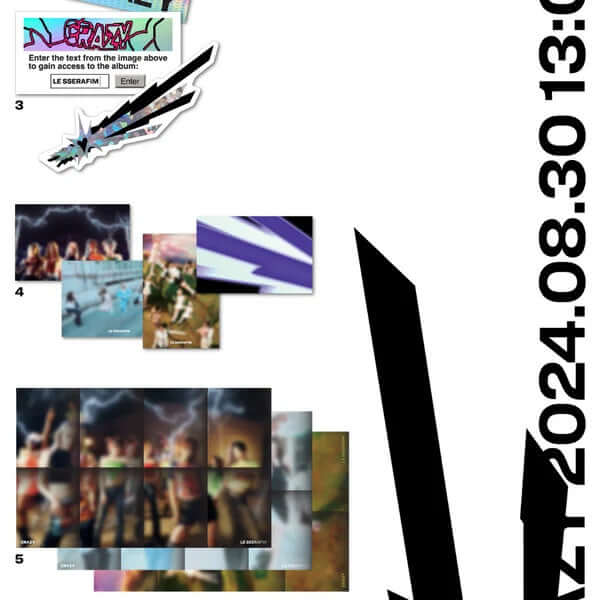Shop Le Sserafim - 4Th Mini Album Crazy - CD. now online in uae