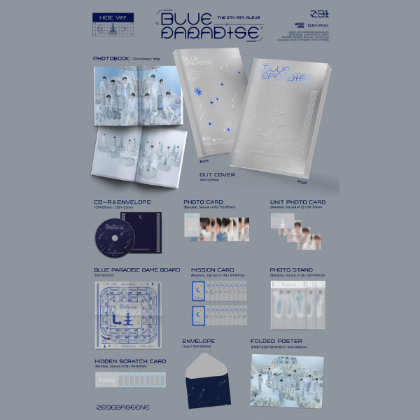ZEROBASEONE - 5th Mini Album [BLUE PARADISE]