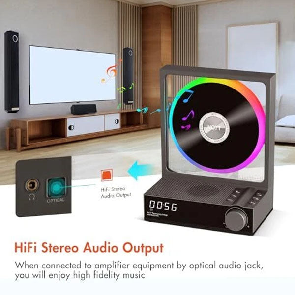 Hott (C229A) Bluetooth CD Player - Titanium