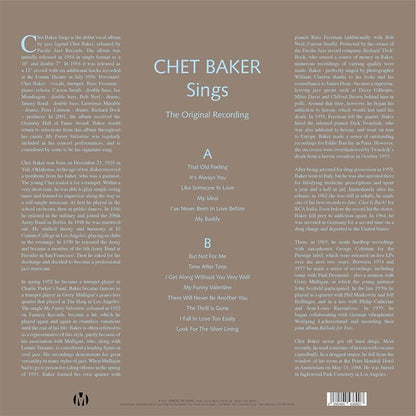 Chet Baker - Chet Baker Sings [The Original Recording]( Limited Editon Gray Marbled Vinyl ) - LP
