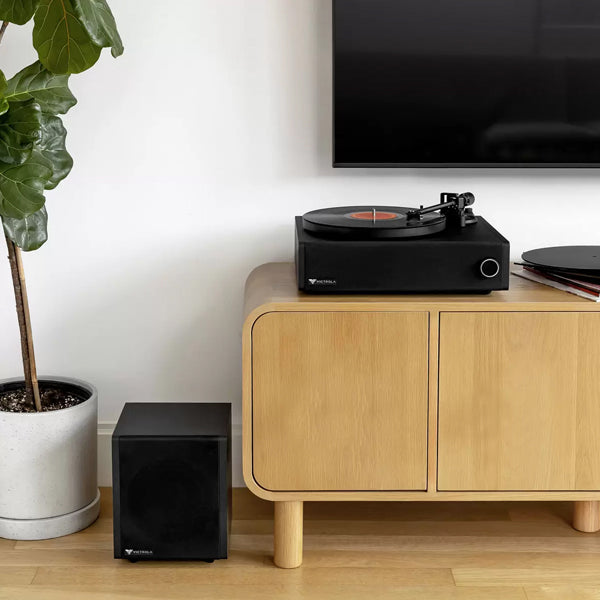 Victrola V1 Premium Turntable Soundbar System Bundle (Subwoofer Included). shop now music store dubai
