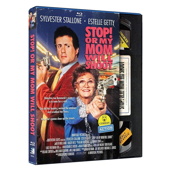 Stop! Or My Mom Will Shoot (Retro VHS Packaging) - Blu ray Disc