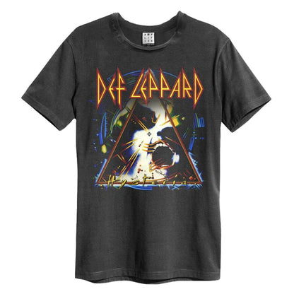 Tshirt - Def Leppard - Hysteria Amplified Vintage Charcoal