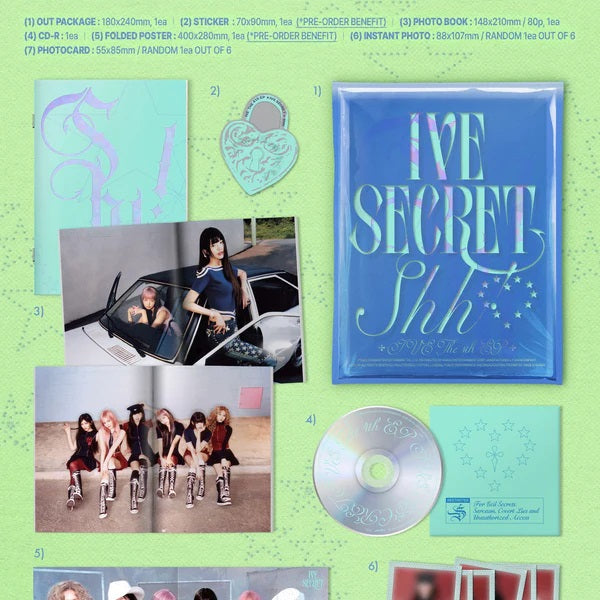 IVE - 4th EP Album [IVE SECRET] (Random Ver.)