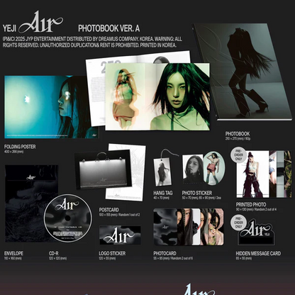 YEJI (ITZY) - 1st Mini Album [Air] - (Photobook Ver.)