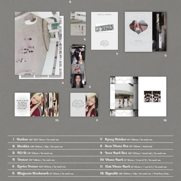 NMIXX - 1st Full Album [Blue Valentine] - CD