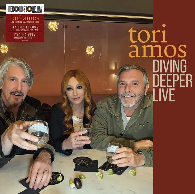 Tori Amos - Diving Deeper Live (RSD 2025 Limited Edition Custard Vinyl - Limited to 2500 Copies) - LP