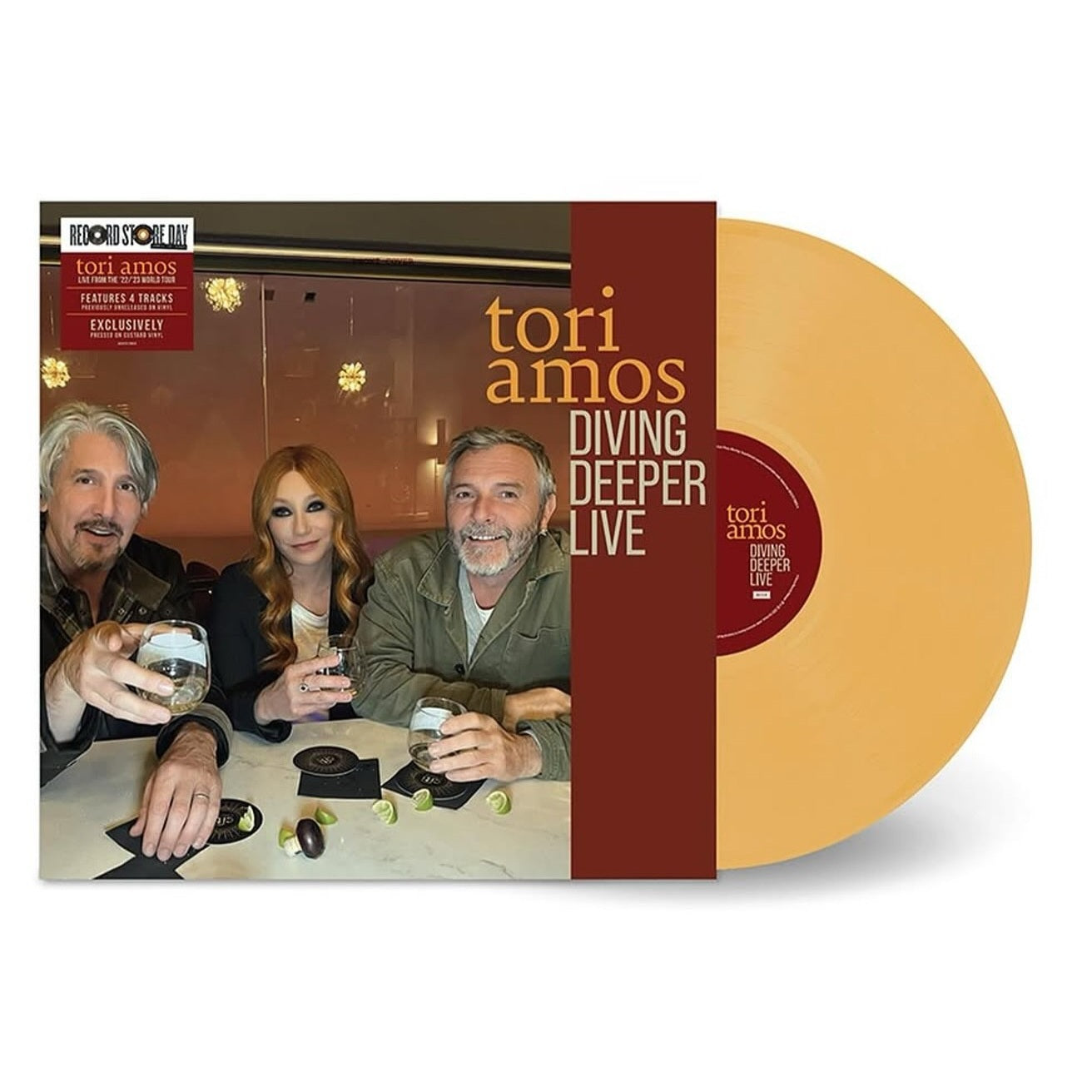 Tori Amos - Diving Deeper Live (RSD 2025 Limited Edition Custard Vinyl - Limited to 2500 Copies) - LP