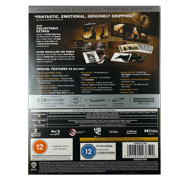 Batman Begins - Ultimate Collectors Edition Steelbook - 4K Blu-ray