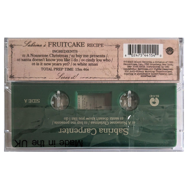 Sabrina Carpenter - Fruitcake (Limited Edition Green Cassette) - K7