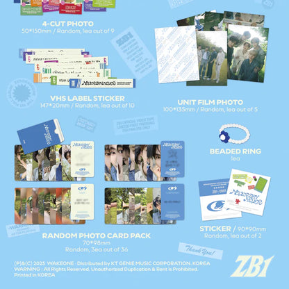 ZEROBASEONE - 1st Full Album [NEVER SAY NEVER] (PHOTOBOOK Ver.)