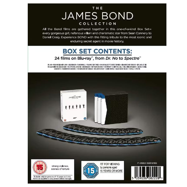 The James Bond Collection 1962-2015  (24 Films) Blu-ray