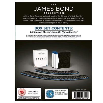 The James Bond Collection 1962-2015  (24 Films) Blu-ray