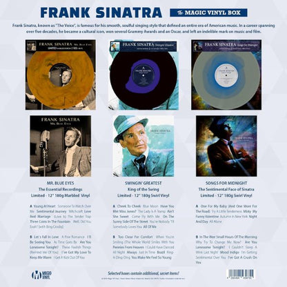Frank Sinatra - Frank Sinatra (Limited Edition 3 x Unique Collectors Vinyl) - The Magic Vinyl Box  - 3LP