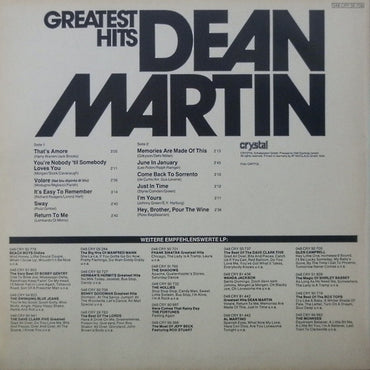 Dean Martin - Greatest Hits - LP (Used Vinyl)