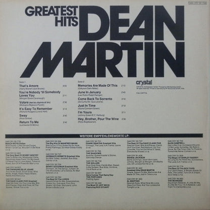Dean Martin - Greatest Hits - LP (Used Vinyl)