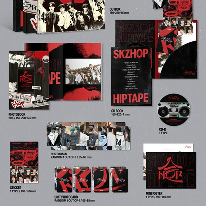 Stray Kids - Skzhop Hiptape 合 (Hop) - (Special Gift : Photocard 1 Ea)