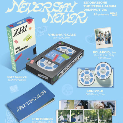 ZEROBASEONE - 1st Full Album [NEVER SAY NEVER] (PHOTOBOOK Ver.)