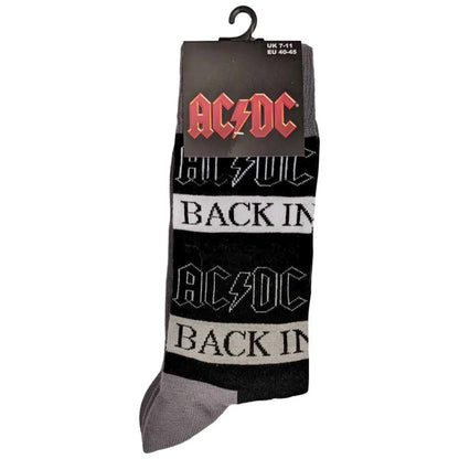 ACDC - Socks Back In Black - EU 40 - 45