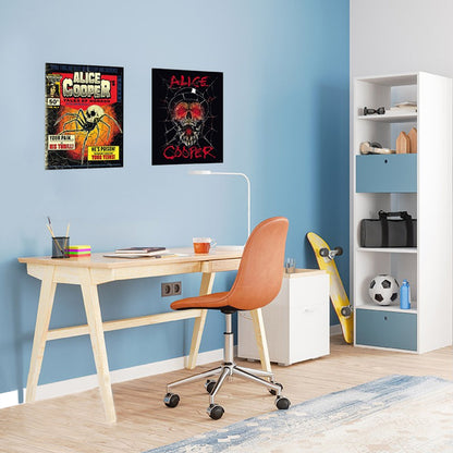 ALICE COOPER - Set 2 Posters Chibi 52x38 - Tales of Horror/Skull