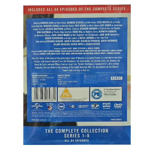 Allo Allo Series 1 to 9 Complete Collection DVD