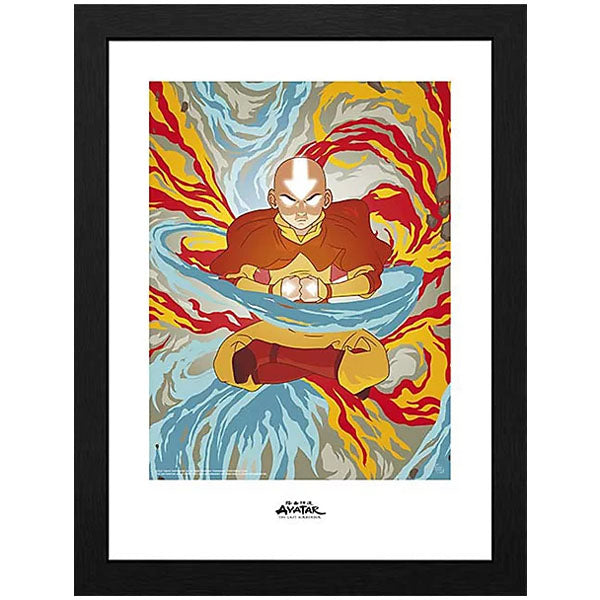 AVATAR - Framed print "Aang Avatar State" (30x40)