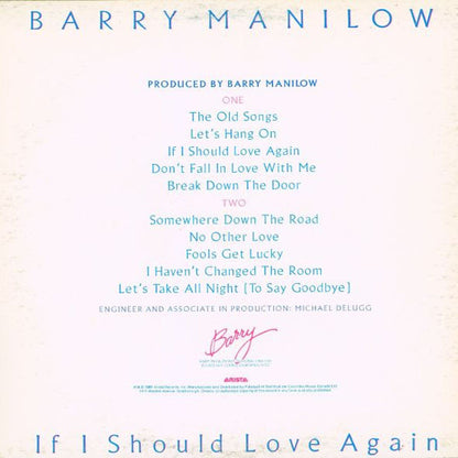 Barry Manilow - If I Should Love Again - LP (Used Vinyl)