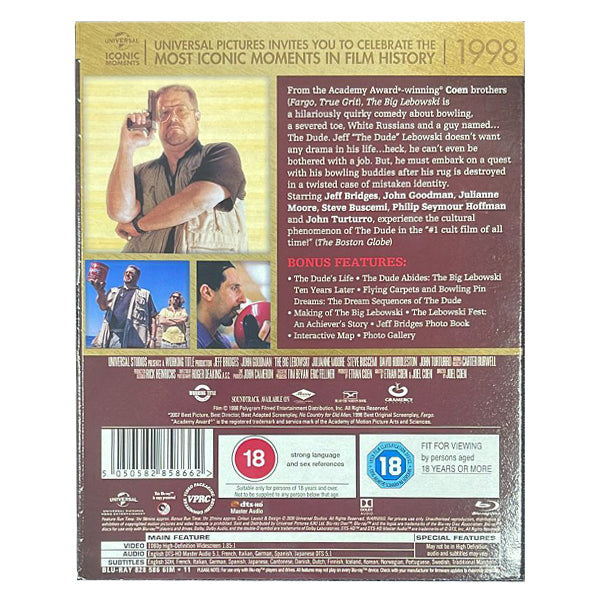 Big Lebowski Region Free - Blu-Ray