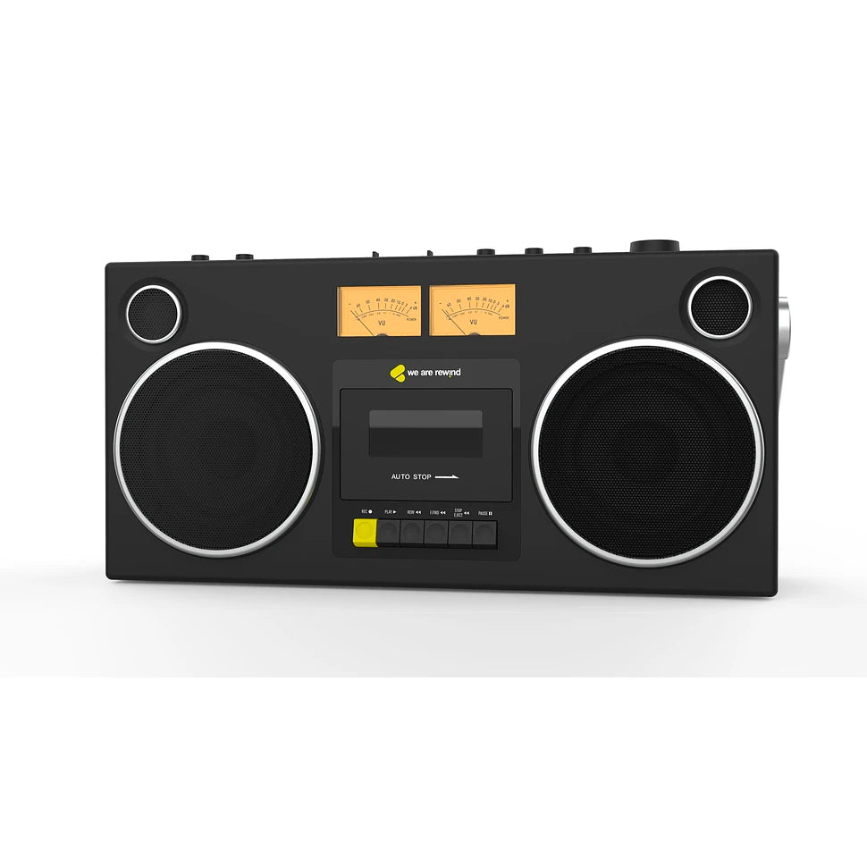 We Are Rewind Blaster Curtis Bluetooth Cassette Boombox GB-001 BT