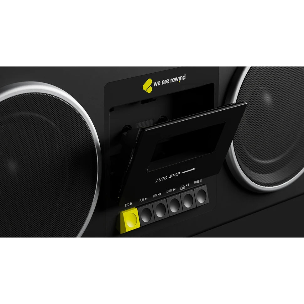 We Are Rewind Blaster Curtis Bluetooth Cassette Boombox GB-001 BT