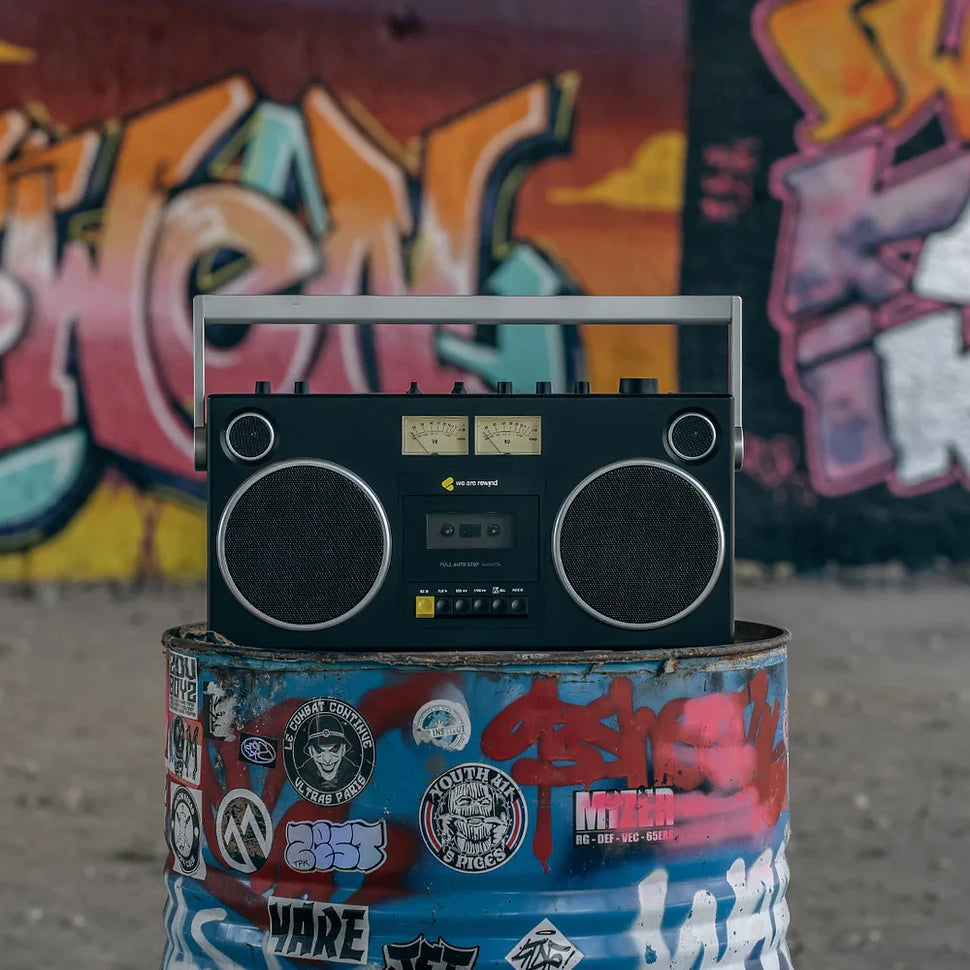 We Are Rewind Blaster Curtis Bluetooth Cassette Boombox GB-001 BT