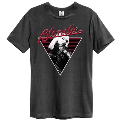BLONDIE - Blondie 74' Amplified Vintage Charcoal T Shirt