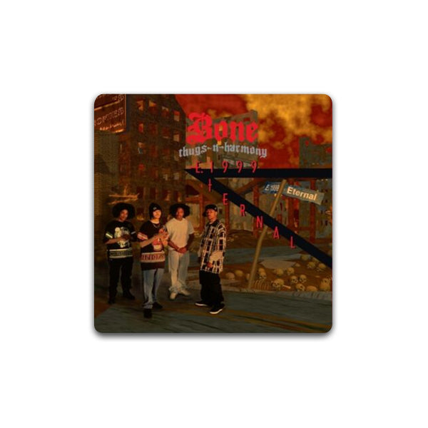 Bone Thugs N Harmony - E. 1999 Eternal LP Cover - Fridge Magnet