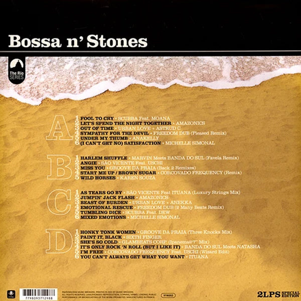 Various Artist - Bossa N' Stones (Limited Edition Yellow Vinyl) - 2LP