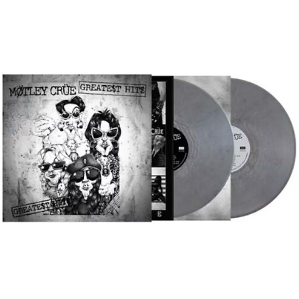 Motley Crue - Greatest Hits (Limited Edition Alt Cover & Silver Marble Vinyl) - 2LP