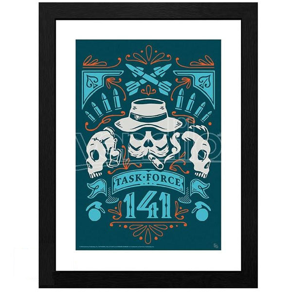 CALL OF DUTY - Framed print "Task Force 141" (30x40)