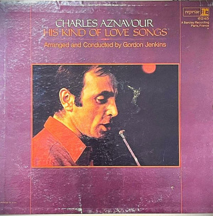 Charles Aznavour - His Kind Of Love Songs - LP (Used Vinyl)