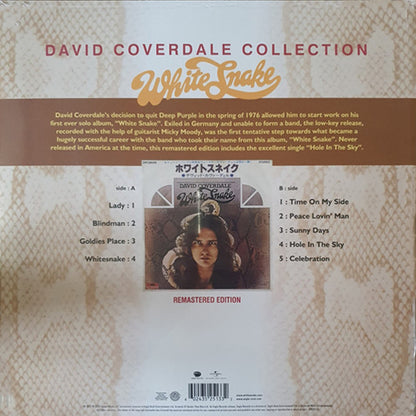 David Coverdale - White Snake (Limited Edition Clear Vinyl) - LP