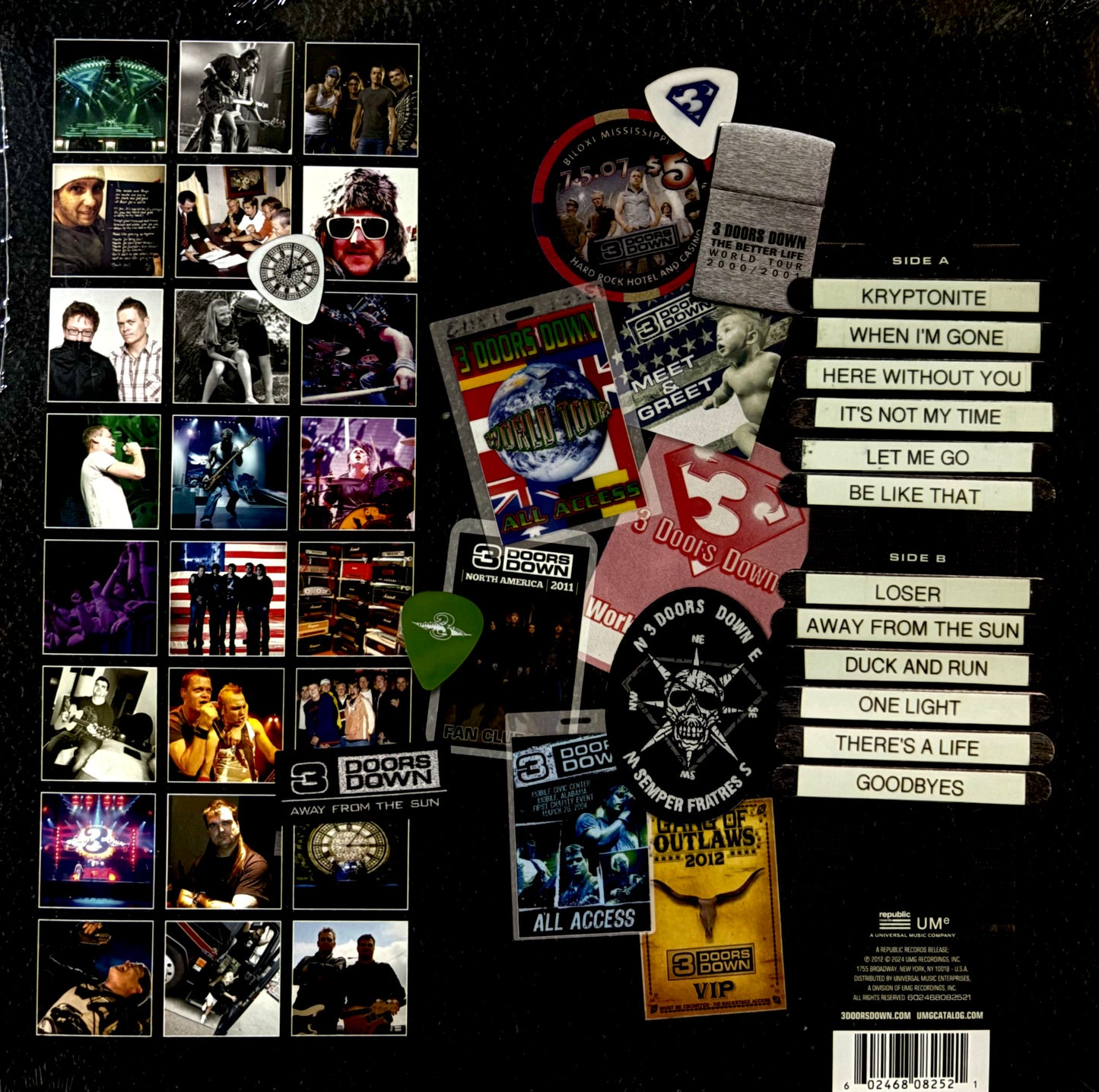 3 Doors Down - Greatest Hits (Limited Edition Black Translucent Vinyl) -  LP