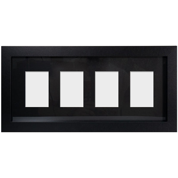 Frame - Trading Card Collector Frame 4 position Black (407cm)