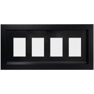 Frame - Trading Card Collector Frame 4 position Black (407cm)