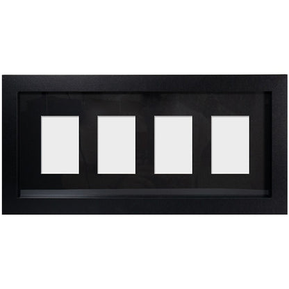 Frame - Trading Card Collector Frame 4 position Black (407cm)