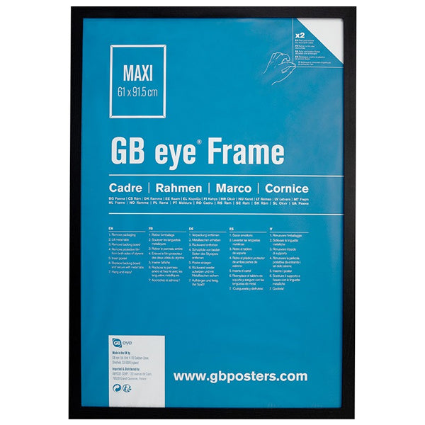 Frame - MDF Black Frame - Maxi - 61 x 91.5cm. Now available online music store in UAE