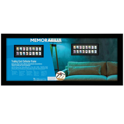 Frame - Trading Card Collector Frame 16 Position Black (30.5x76cm)