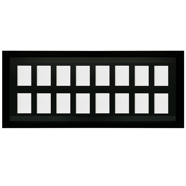 Frame - Trading Card Collector Frame 16 Position Black (30.5x76cm)