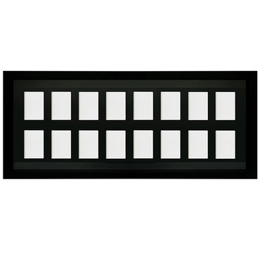 Frame - Trading Card Collector Frame 16 Position Black (30.5x76cm)