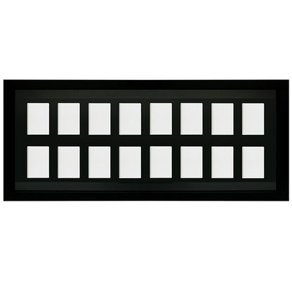 Frame - Trading Card Collector Frame 16 Position Black (30.5x76cm)