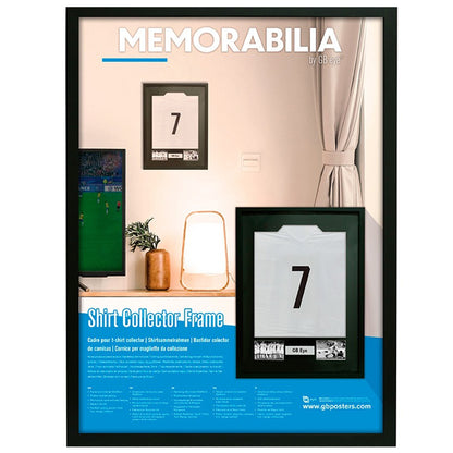 Frame - Shirt Collector Frame with Apertures - Black (60x80cm)