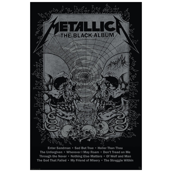 METALLICA - Poster Maxi 91.5x61 - Black Album. Now available online in UAE