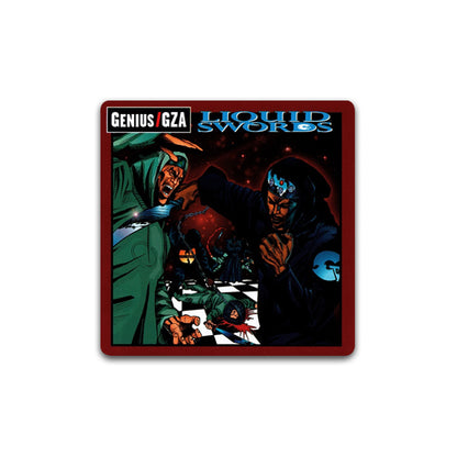 Genius/GZA - Liquid Swords LP Cover - Fridge Magnet